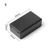 Waterproof ABS Plastic Project Box Storage Case Housing Instrument Case Black Enclosure Boxes Electronic Supplies High Quality