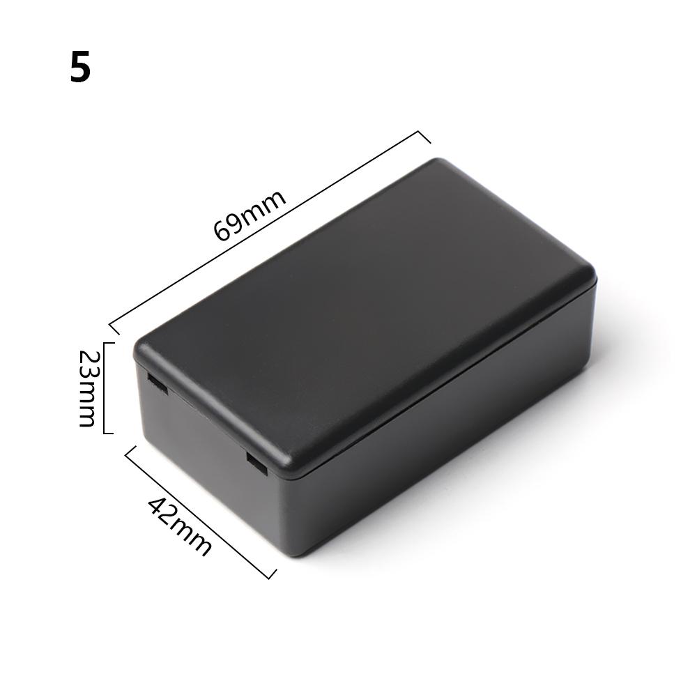 Waterproof ABS Plastic Project Box Storage Case Housing Instrument Case Black Enclosure Boxes Electronic Supplies High Quality