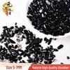 Black Obsidian Crushed Stone Ornament for Fish Tank Purification and Landscaping