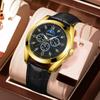 New Fashion Casual Men Sports Watch Top Brand Luxury Men Wristwatch Leather Quartz Watches Male Clock Relogios Masculino