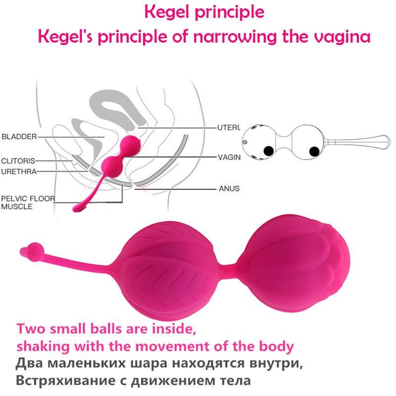 Silicone Smart Love Kegel Ball for Vaginal Tight Exercise Machine Vibrating Ben Wa Ball of Sex Toys for Women Dumbbell Ball