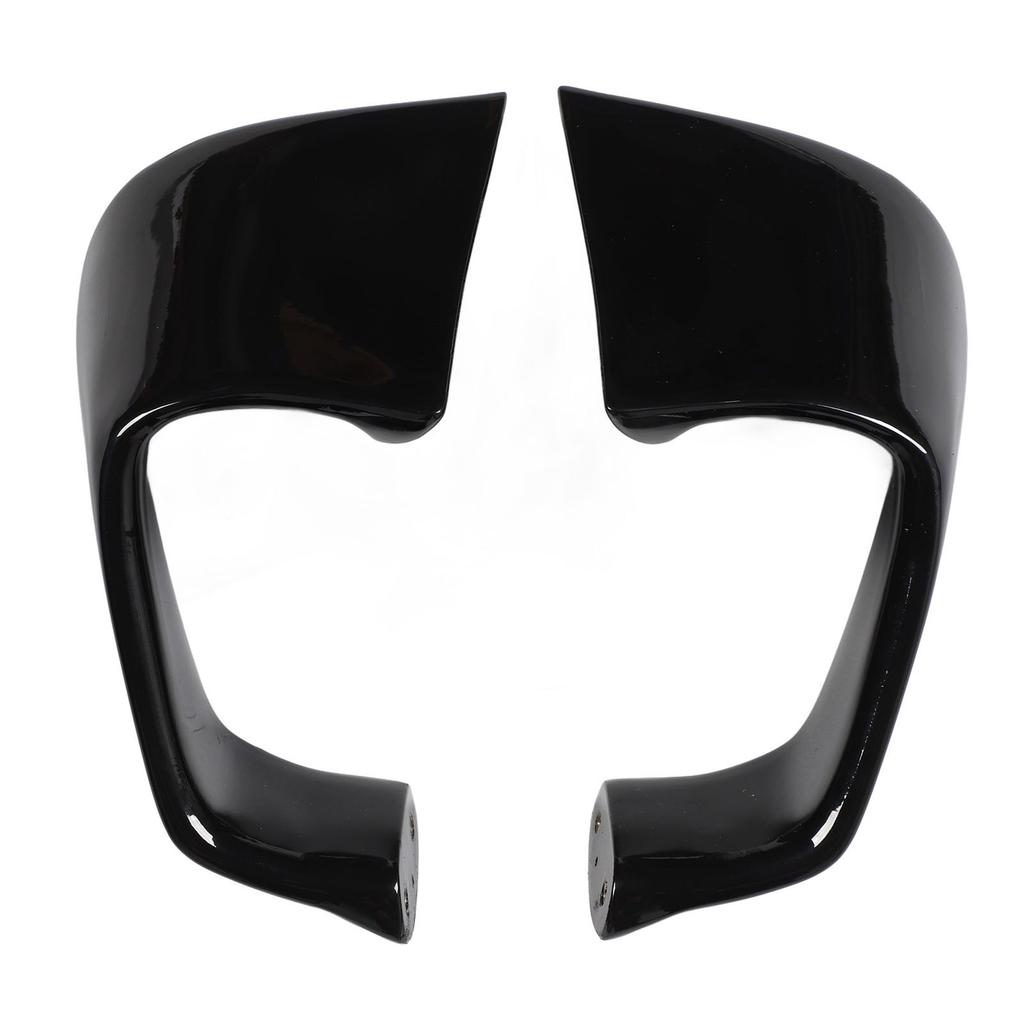 2PCS Fixed Wing Spoiler Aerodynamic Motorcycle Winglet Fairing Wing Kit Side Wing Decoration for YZF R1 R6 Gloss Black