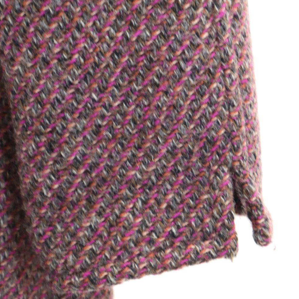 Aquascutum 70s 80s Vintage Wool Coat Purple Women Used