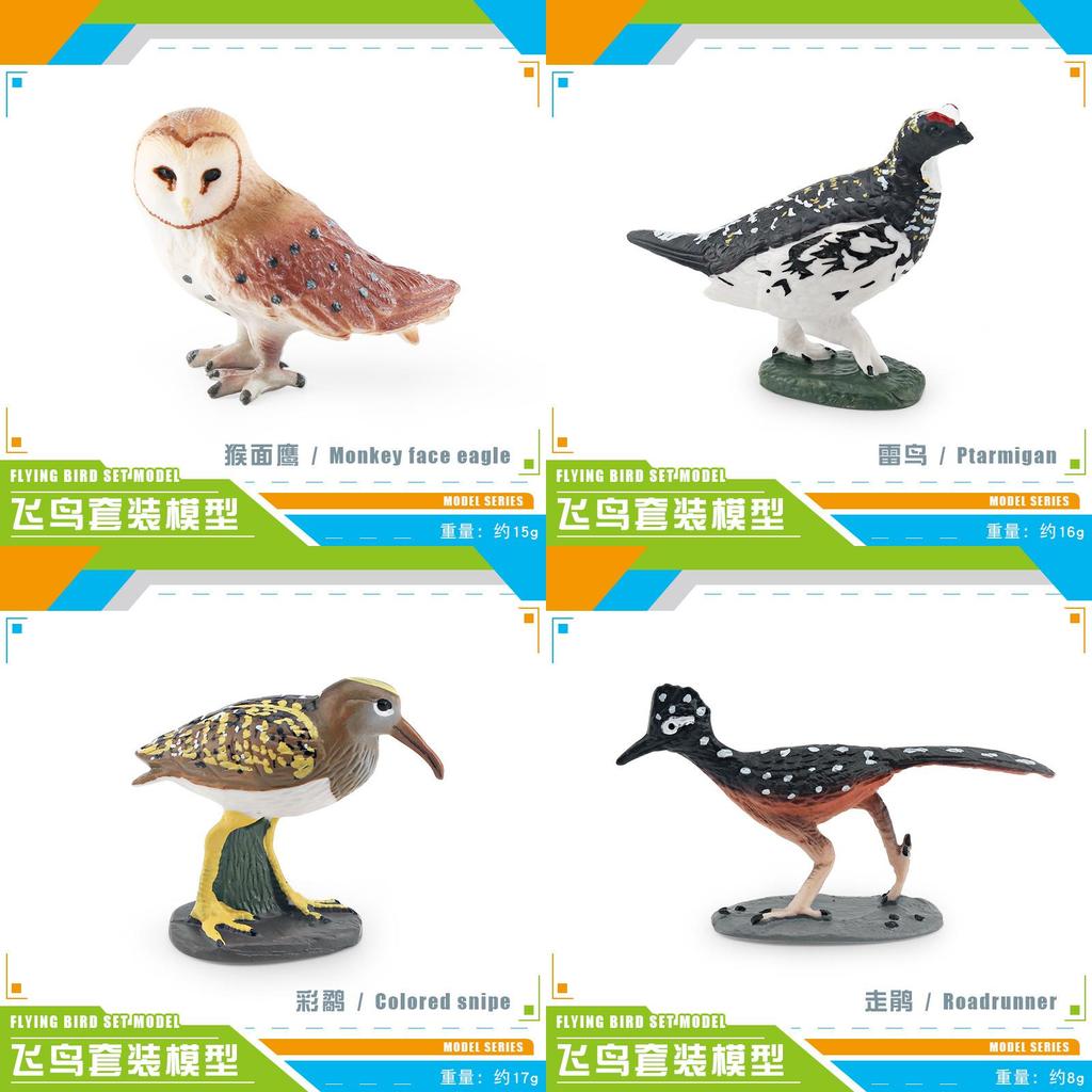 Realistic Bird Models Pvc Garden Decor Collection With Magpie Parrots And Owl Animal Figurines For Landscaping And Home Decoration