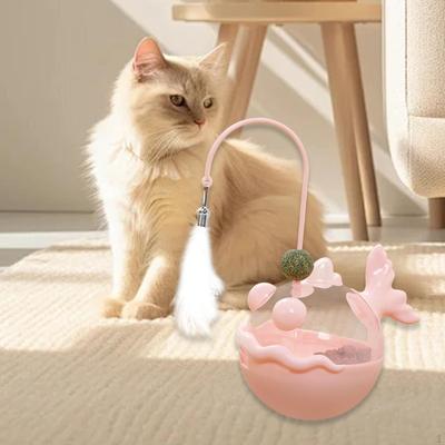 Cat Activity Ball with Treat Dispenser for Indoor Play