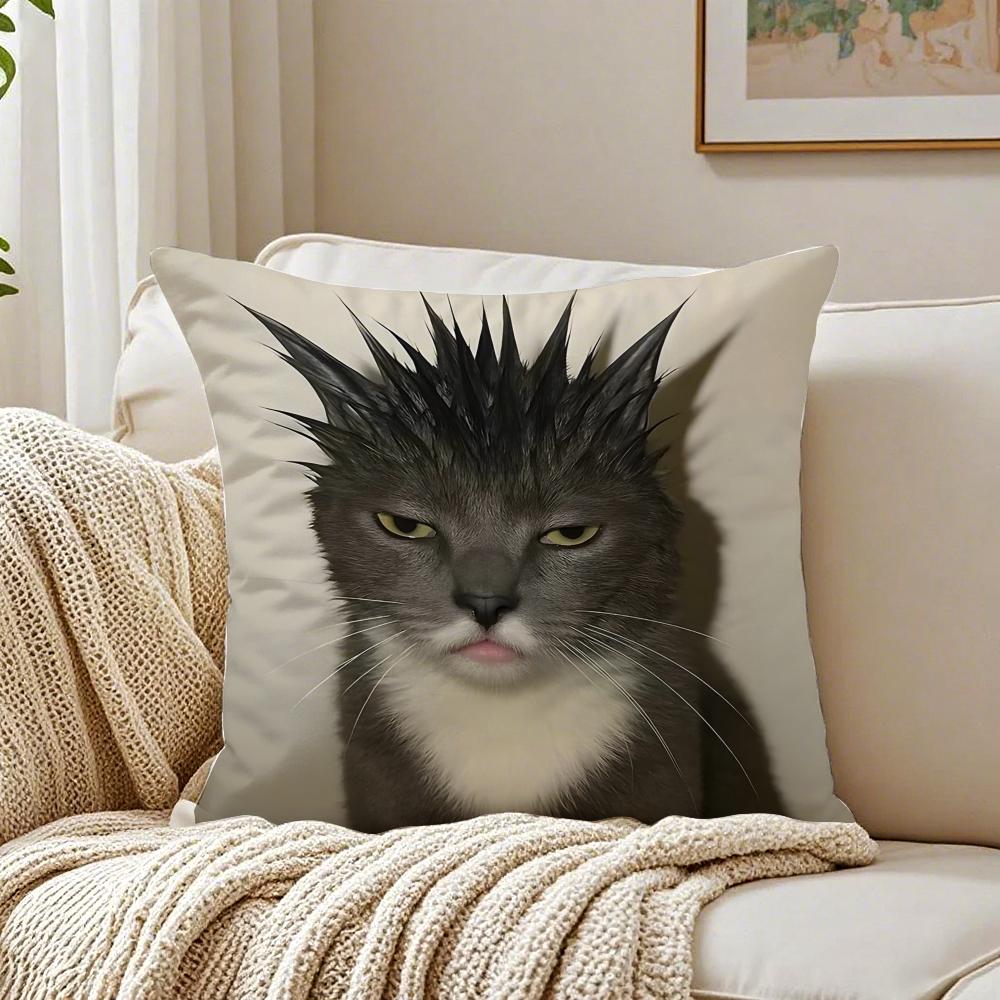 

Funny And Interesting Animals Funs Cushion Cover Pillowcase Antidustmite living Room Sofa Decor Cushion Room 30X30cm