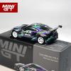 YVAZ6 MINIGT 1:64 Toyota GR86 HKS TYPE R 2022 Tokyo Auto Salon MGT Alloy Car Model 1005