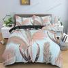 Feathers Pattern Bedding Set Duvet Cover Comforter Covers For Bedroom Twin King Size Soft Quilt Cover With Pillowcase