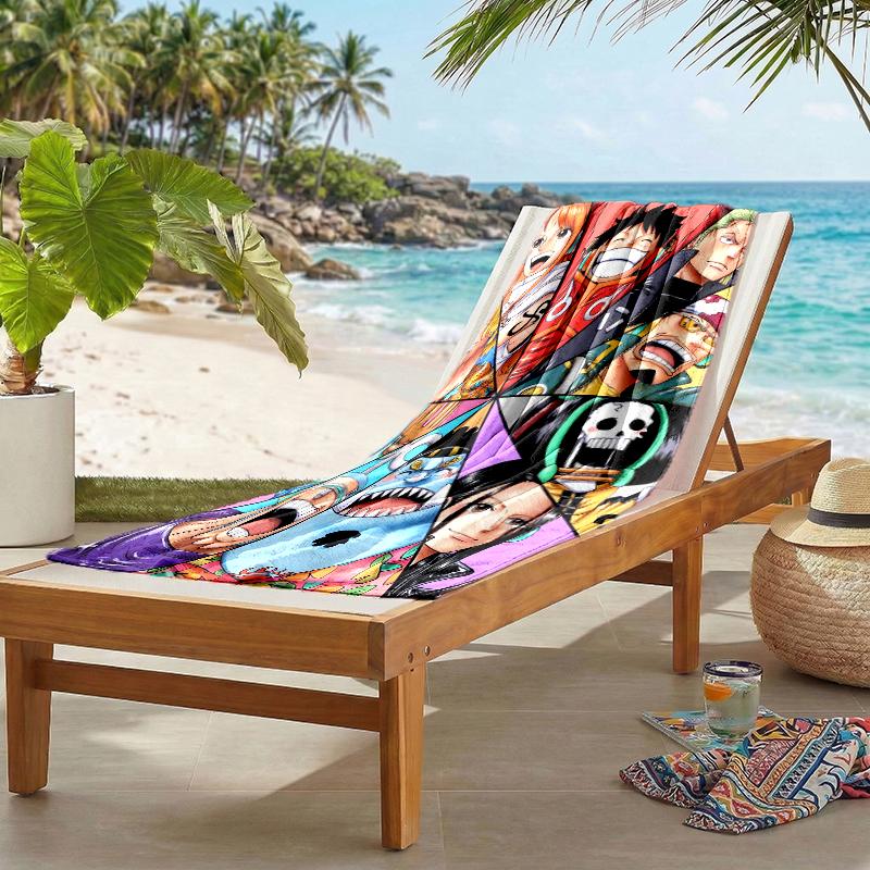 One Piece Fashion Beach Towel: Ideal for Summer Adventures Soft, absorbent and quick drying suitable for swimming and bathing
