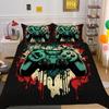 3D Game Console Printing Home Bedclothes Single Size Bed Clothes Boy Kid Highend Soft Bedding Set Cover