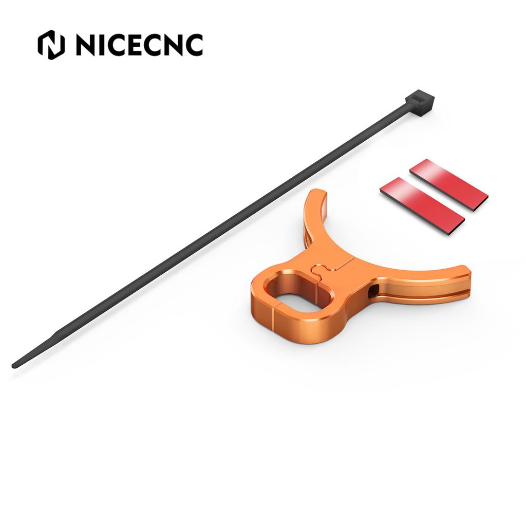 NICECNC For KTM EXC 300 2004-2026 Front Brake Line Guide Clamp Holder For KTM EXC-F 350 SXF 450 Husqvarna TE 300 GasGas EC 300