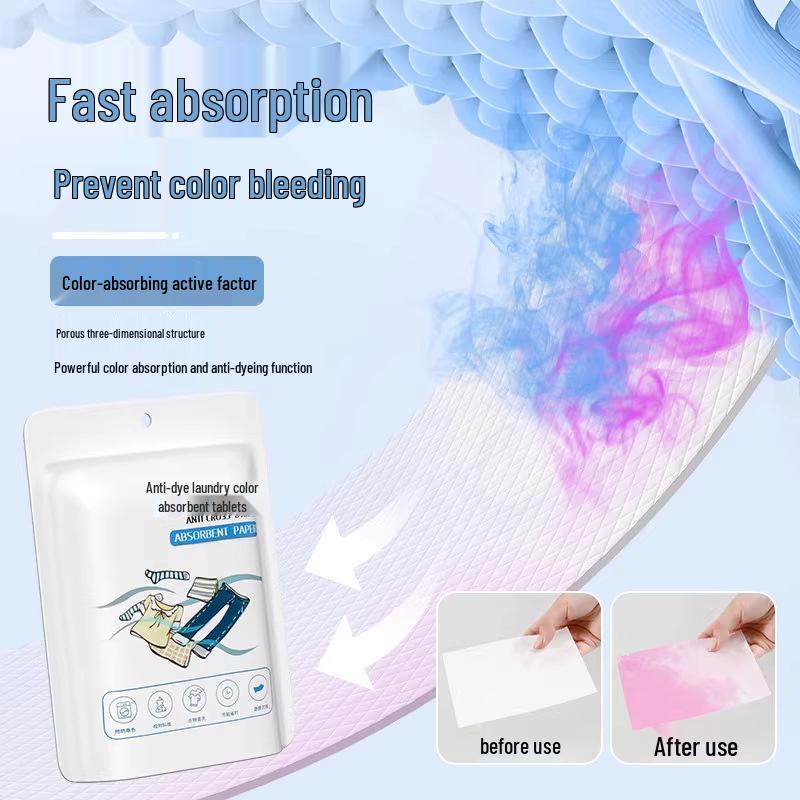 50-Pack [Newcomer 0.01] Color-Guard Laundry Sheets: Anti-Dyeing & Anti-Fading Protection