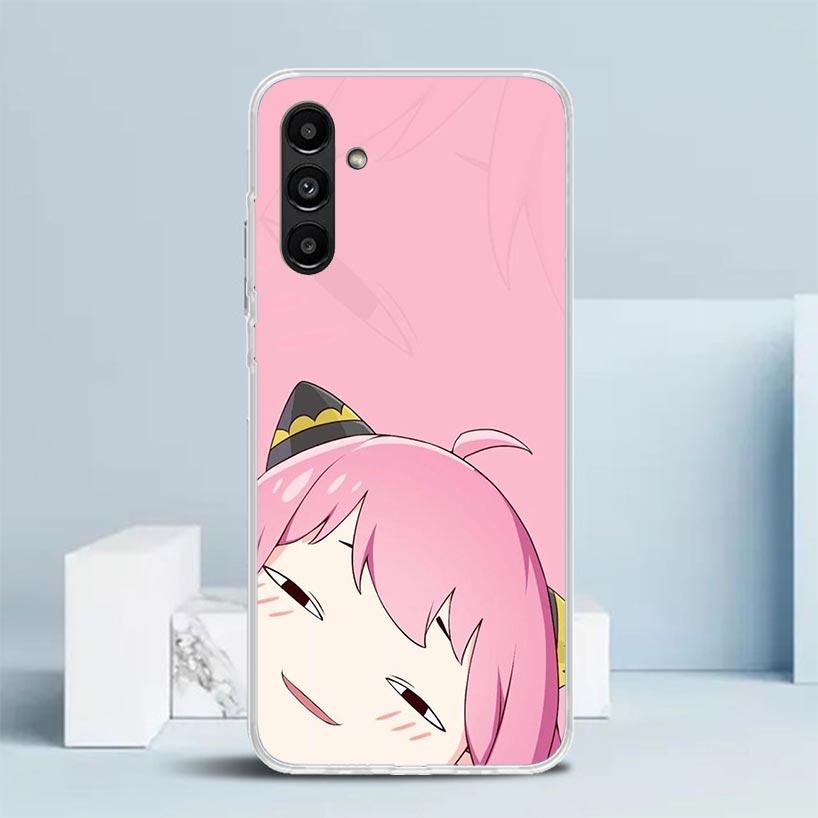S-Spy Family Anya Cover for Samsung Galaxy A17 A37 A57 A16 A26 A36 A56 A15 A14 A55 Phone Case A13 A53 A25 A35 A24 A34 A23 A33 Ga