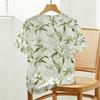 Women's Basic Short Sleeve Top Fresh Floral Print, Relaxed Casual Style, Comfortable Fabric, Ideal for Daily Wear & Coffee Shop Outings