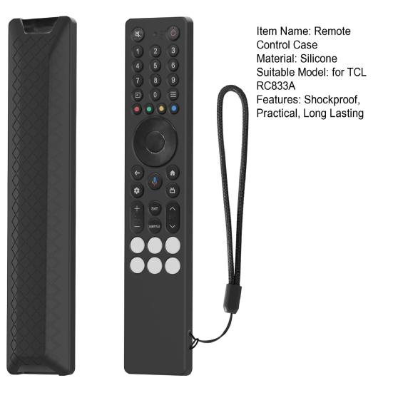 Silicone Control Control Cover Protective Case Remote Shell with Lanyard for