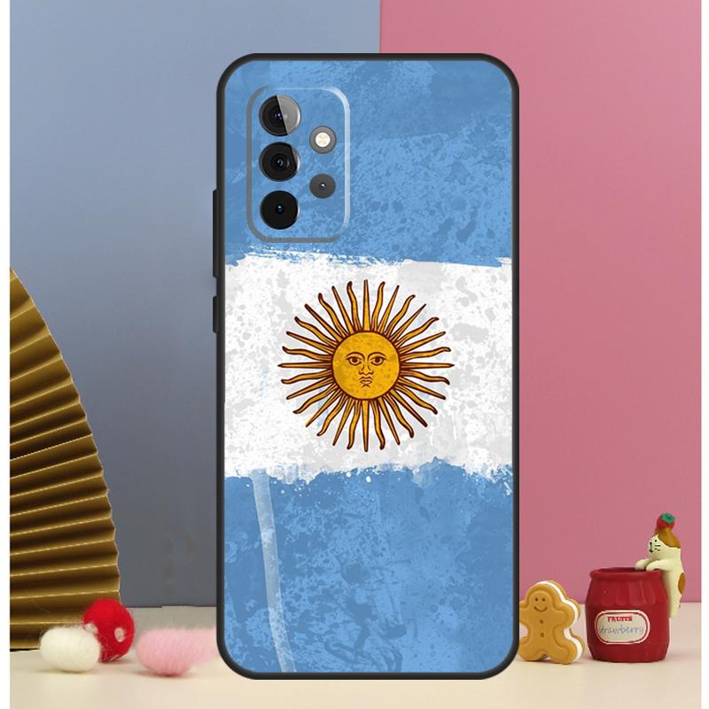 Argentina Flag Phone Case For Samsung Galaxy A12 A32 A52 A14 A24 A34 A54 A53 A33 A13 A15 A25 A71 A51 Cover