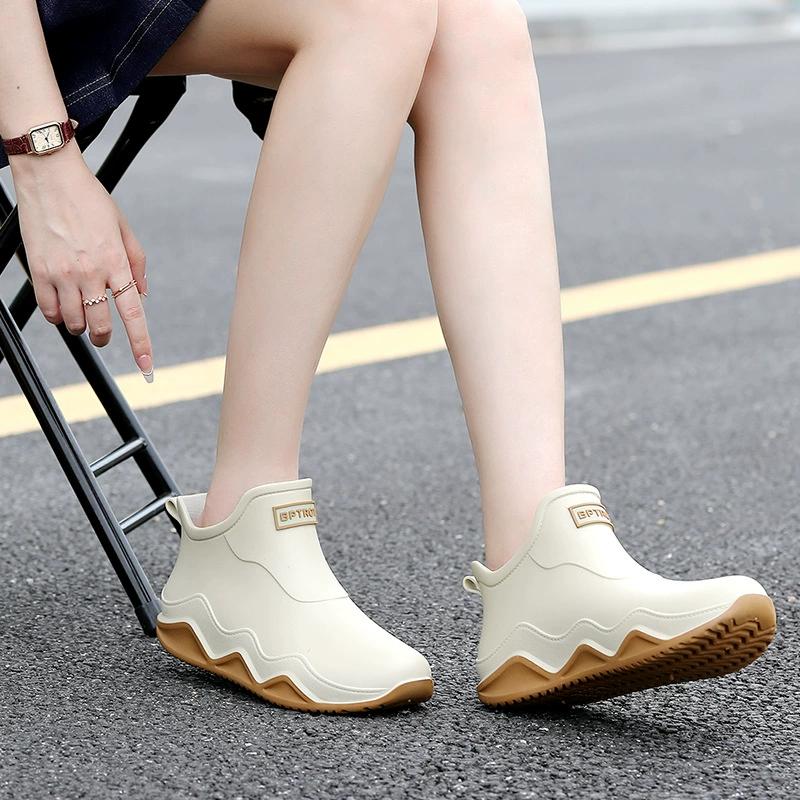 Zima Jesień Wiosna Lato Ciepłe Futro Buty Deszczowe Męskie Damskie Antypoślizgowe Odporne na Ścieranie Wodoodporne Buty Wędkarskie