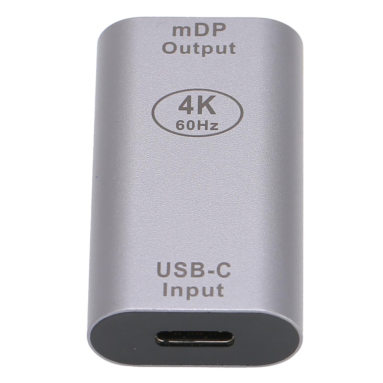 

TypeC Female to MiniDP Female Adapter Portable USBC Adapter HighDefinition Computer TV Cable