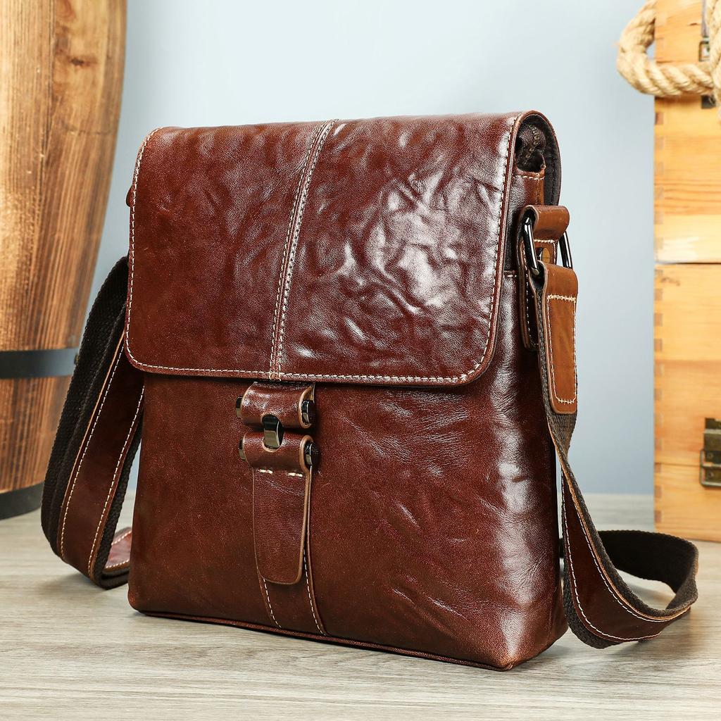 Torba przenośna, Torba crossbody, Duża pojemność, Luksusowy wygląd, Męska torba na jedno ramię, Modna torba crossbody