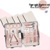 Rose Gold 18-Piece Stainless Steel Manicure Set - Nail Clippers & Art Tools