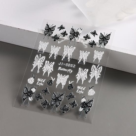 Ins Style for Nail Glossy Stickers Long-Lasting 5D Finish Perfect Nail Decoration Nail Art Sticker