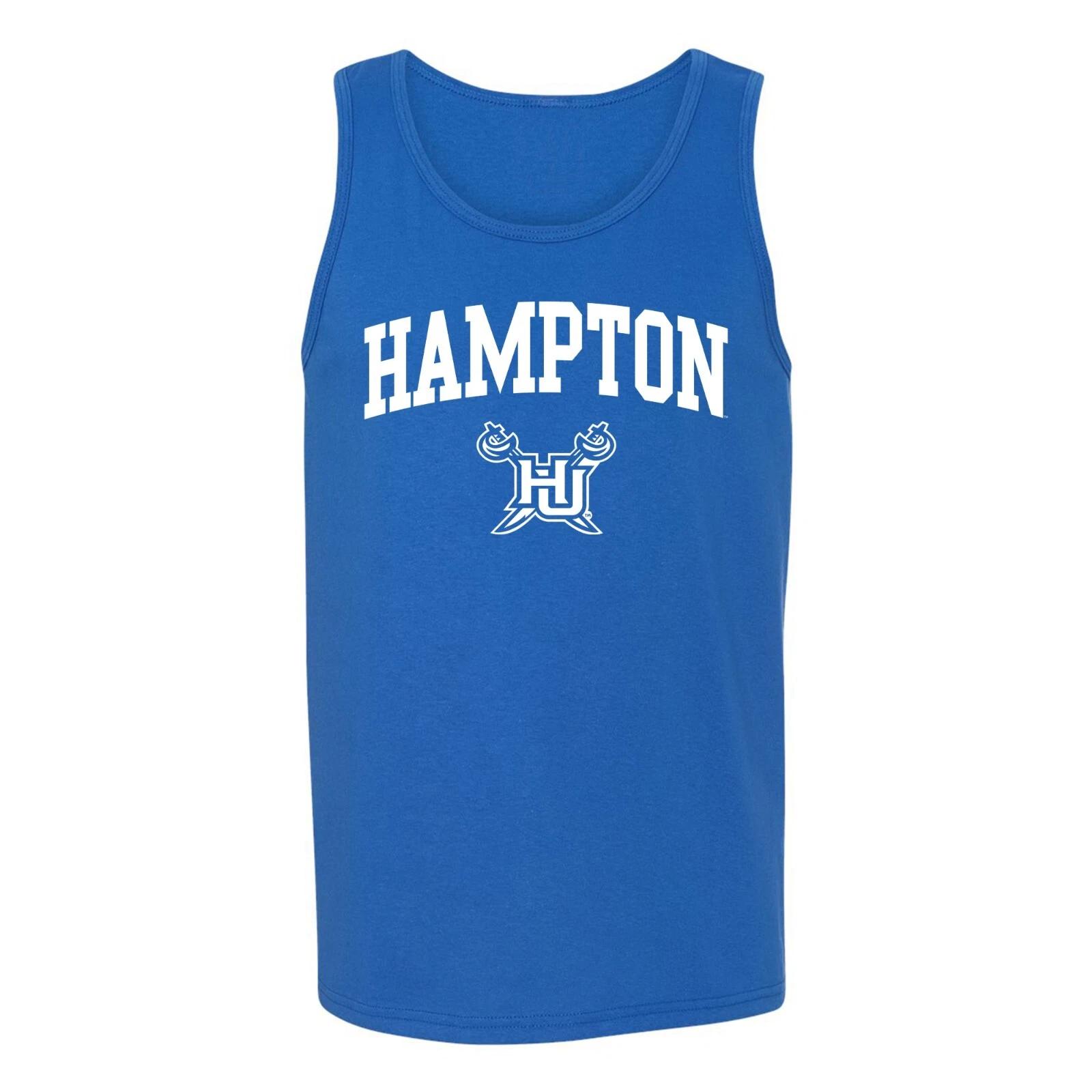 Hampton Pirates Arch Logo Tank Top - Royal 2XL