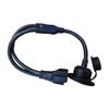 20A 125V AC Port Plug Power Inlet Socket for Campers Trailers Boats Including Extension Cord Simple Installation