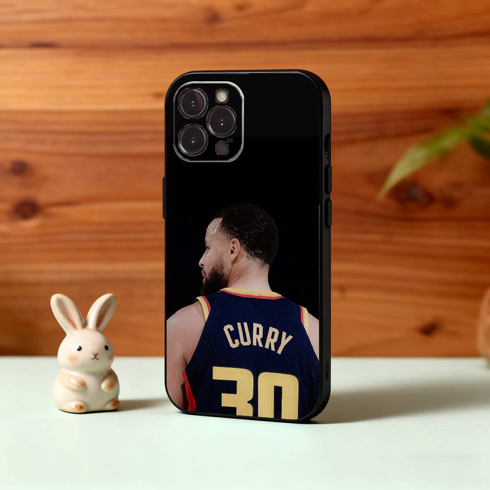 

Sports Star S-Stephen C-Curry Phone Case For iPhone17,16,15,14,13,12Plus,Pro Max,XS,5G Soft Silicone Black Cover iPhone16se4