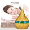 Light Wood Grain Aromatherapy Humidifier 300ml Essential Oil Diffuser with 7 Soothing Night Lights for Sleep Aid & Mood Lighting