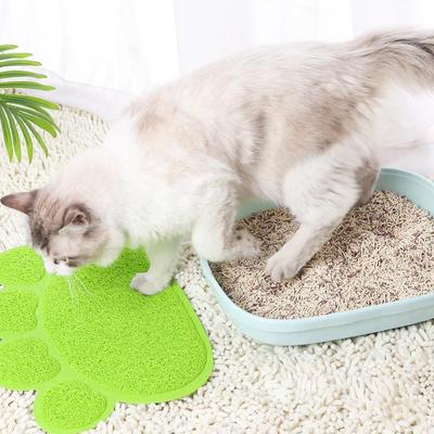 Cat Litter Mat Pet Meal Pad Anti Dirt Prevent Slippery Cushion Anti Jamming Foot Splashing Sand Rug Cat Cage Foot Mat Dog Carpet