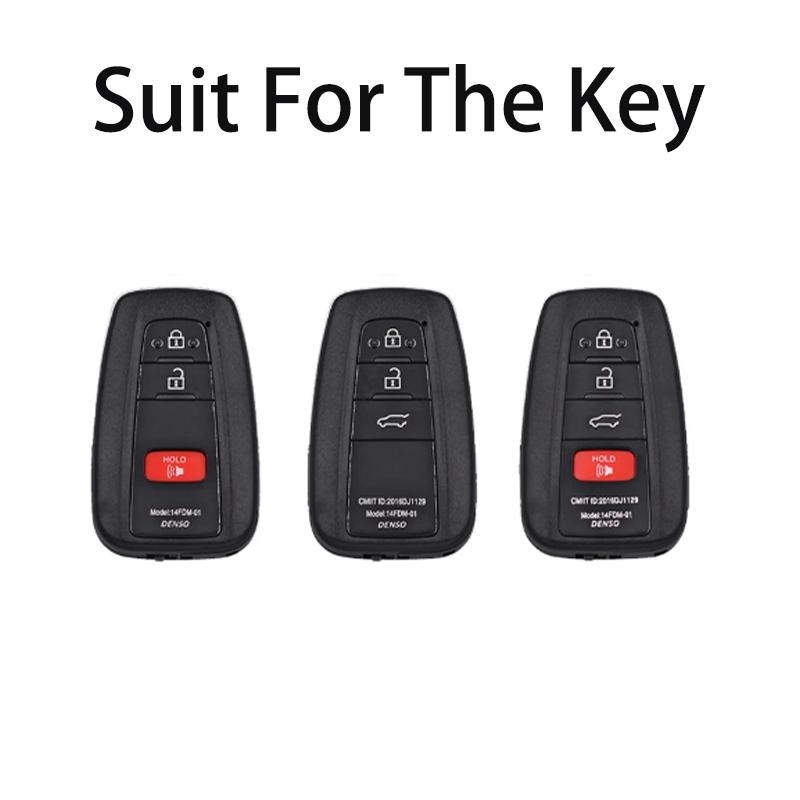 For Toyota Camry Car Model Key Case 2 3 4 Button Remote For Toyota Corolla Prius Camry Chr Rav4 Altis Land Cruiser Key Cover Fob