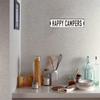 Vintage Metal Tin Sign Happy Campers Retro Wall Decor for Home Bar Indoor Outdoor