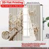 2D Flat Printing,2pcs Golden Blossom Modern Curtain Modern Polyester Curtains All Seasons for Living Room, Bedroom, Home Decor