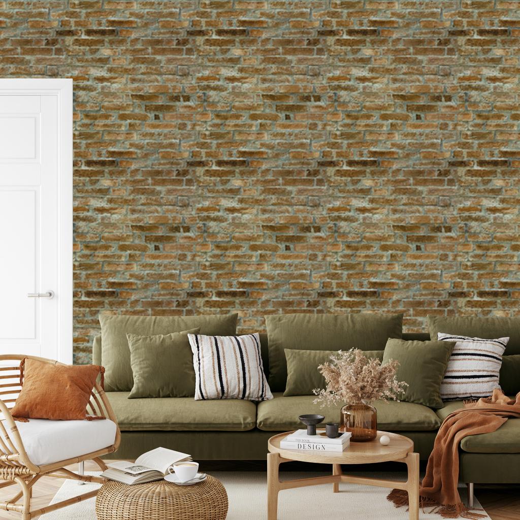 Brick Wall Wallpaper for Living Room and Bedroom 50x1000