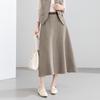 Yi Fei Elegant Two-Piece Set: Flowy Hem Skirt & High-Waisted Slimming Vest