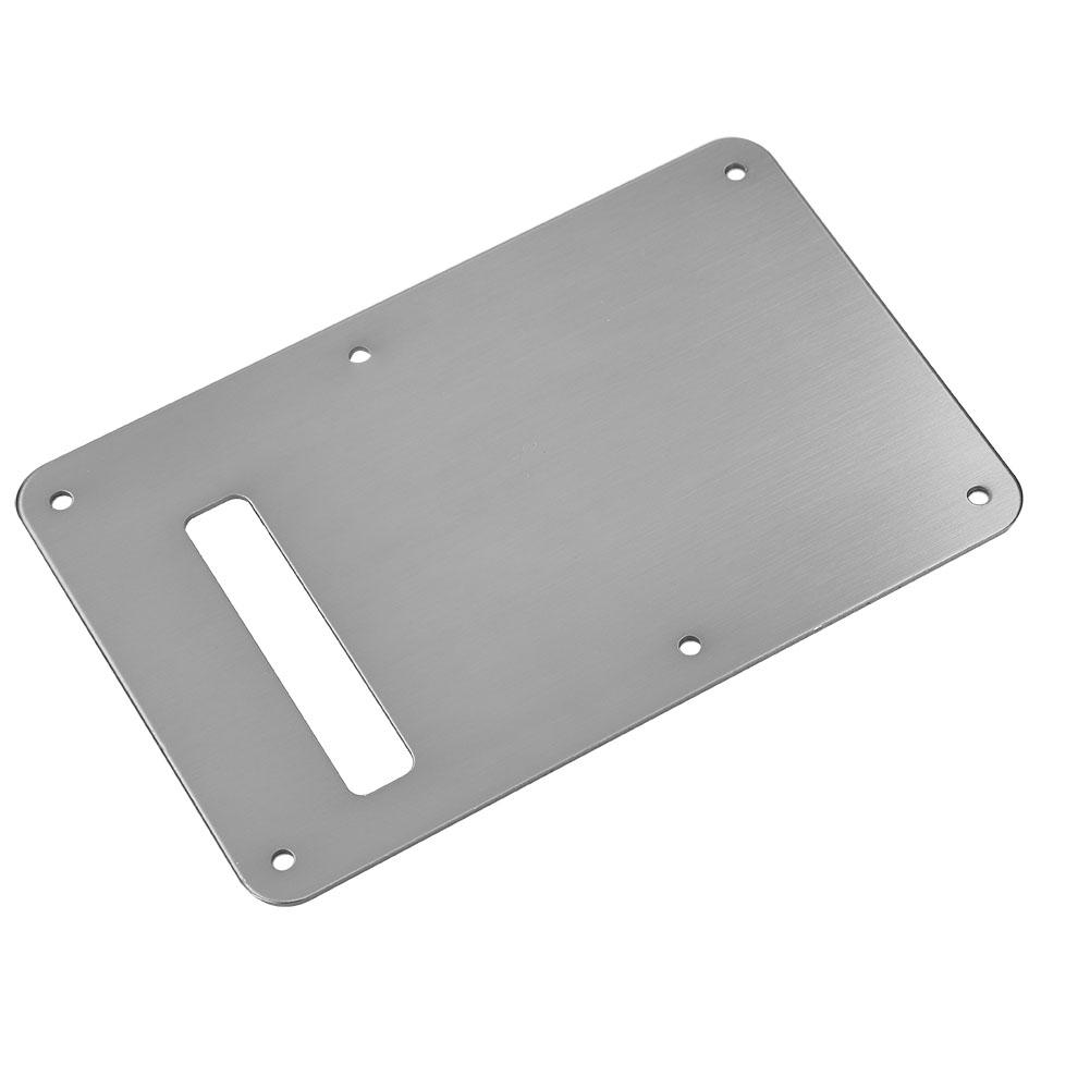 Pickguard Tremolo Cavity Cover Back Plate for ST Electric Guitar (Silver)