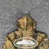 Mens Oversized Hooded Camo Print Sweatshirt Winter Loose Fit Streetwear Open Front Cardigan