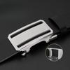Men's Genuine Leather Belt Stainless Steel Toothless Automatic Buckle Belt Head Layer Cowhide Business Belt Versatile and High-end