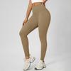 Womens High Waist Tummy Control Yoga Leggings Double-sided Brushed Fitness Pants Running Gym M193