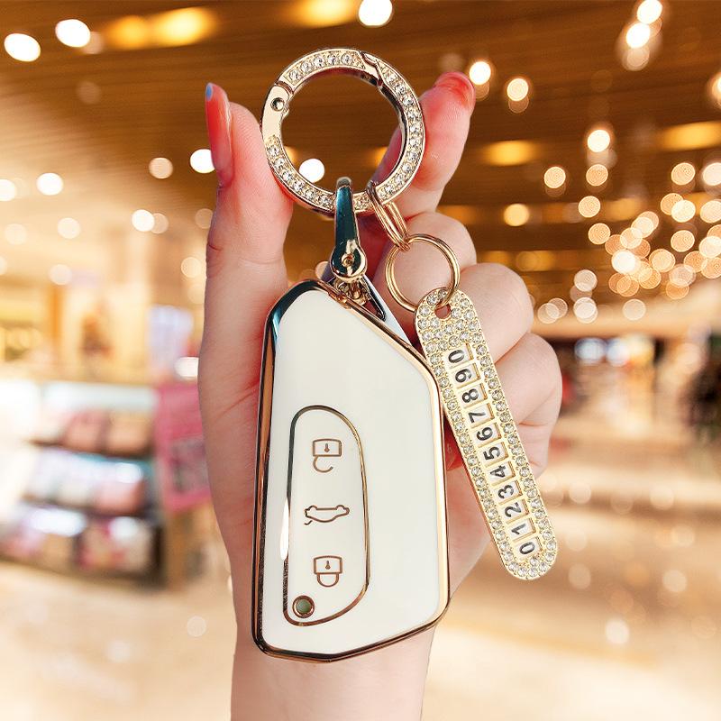 Applicable to Volkswagen Lingdu L Golf 8 Key Set CC Touon x Car id3 id4 id6 Landscape Exploration Yue Tour Shell
