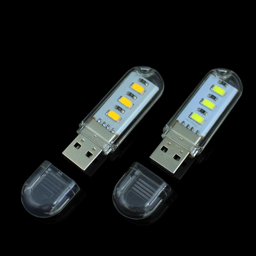 New USB Light Fixtures LED Light Lamp 3 LED SMD 5730 White USB Gadget ...