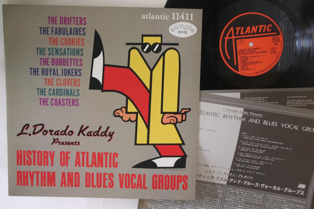 LP Record VARIOUS - L.dorado Kaddy Presents The History P11411PROMO ATLANTIC 1977 Japan Blues Used