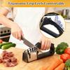 Kitchen-Specific Ceramic Knife Sharpener! Four-In-One Function, Suitable For Both Home And Commercial Use.