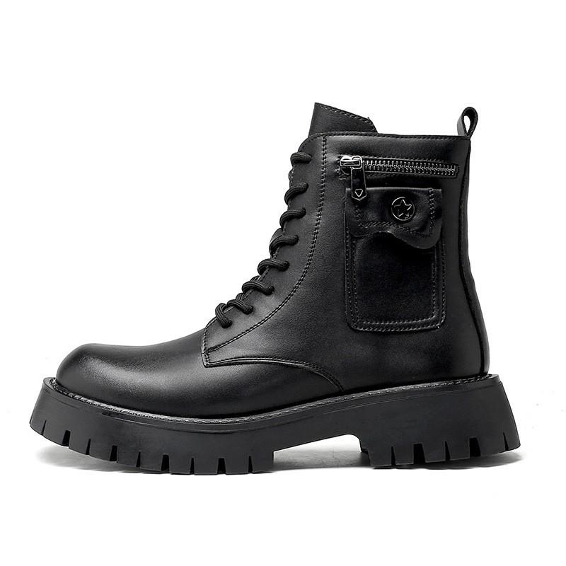 Кожаные ботинки Martin мужские ботинки ретро модные ботинки высокие ботинки Martin — фото 8