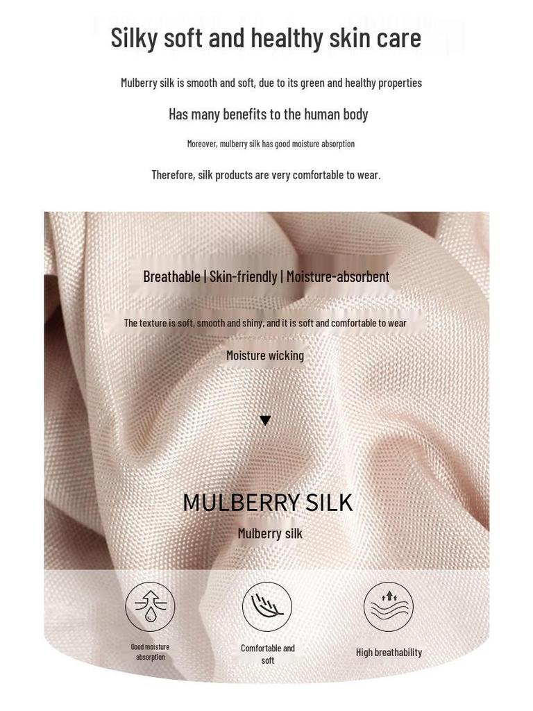 Yu Yue Mulberry Silk Sun Protection Arm Sleeves for Women - Long, Solid Color Driving Gloves