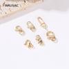 14K Gold Plated Brass Metal Lobster Clasps For Jewelry Making,DIY Bracelet Necklace Clasp Making Accessories