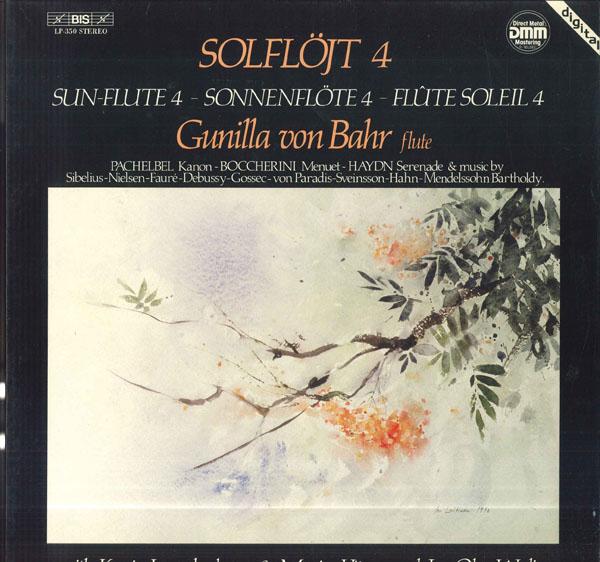 

LP Record GUNILLA VON BAHR KARIN LANGEBO JA Solflojt 4 LP350 BIS 1986 Germany Classical Used