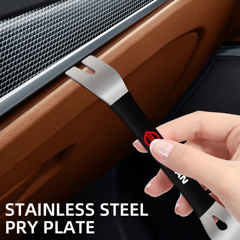 AUK2 for Nissan X-trail Qashqai Note Juke Micra Leaf Car Interior Installation Removal Tool Stainless Steel Pry Plate Car accessories