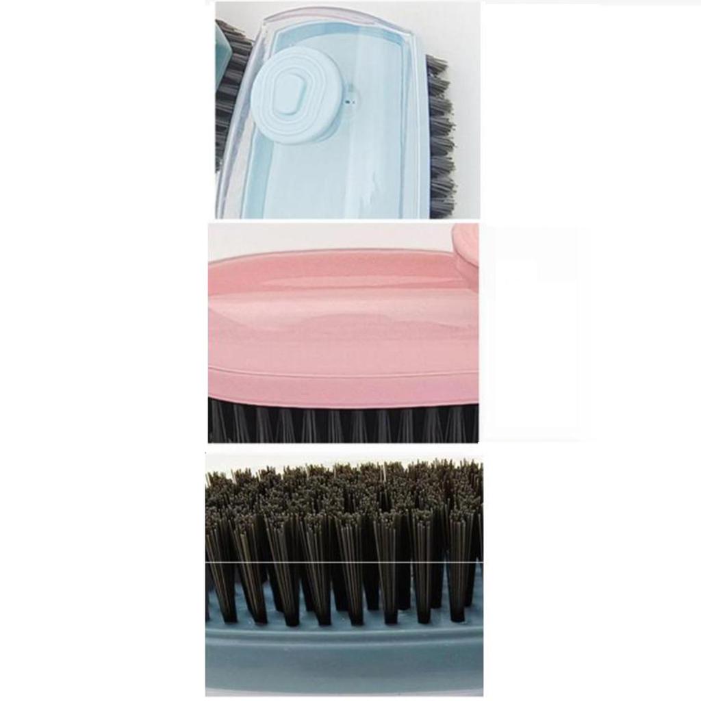 Hydraulic Cleaning Brush Multifunction Soft Washing for Clothes Kitchen Pink