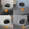 Car Front Dash Air Conditioner Outlet AC Vent Grille Round Cover Panel For Mercedes Benz M ML GL GLE GLS W166 W292 2012-2019